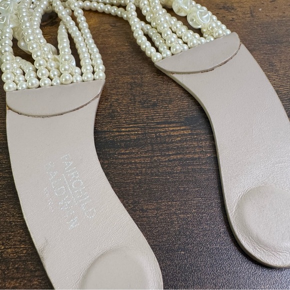 Fairchild Baldwin BELLA Necklace Baroque Pearl Leather Choker Collar 16 Inch - Picture 9 of 16